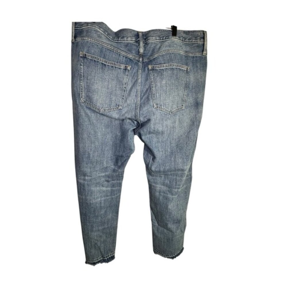 J. Crew Mid-rise Straight Jean Raw Hem Size 35 = Size 20 - Picture 10 of 16